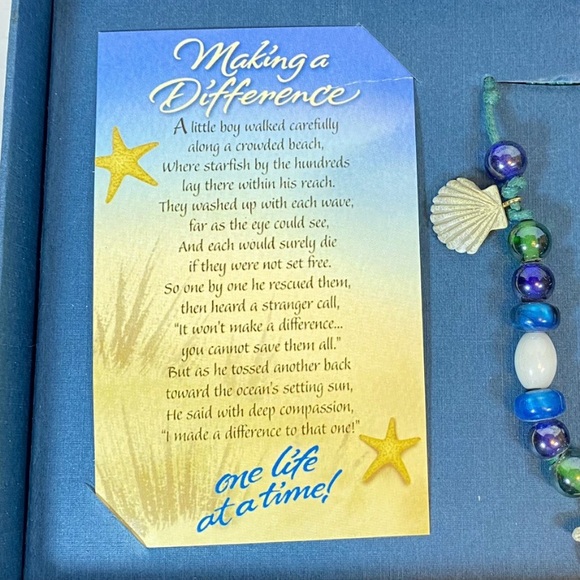 Making A Difference Beach Theme Adjustable Bracelet - Picture 2 of 3